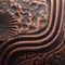 #16 Antique Copper: Aged copper finish with black color hand rubbed into recesses